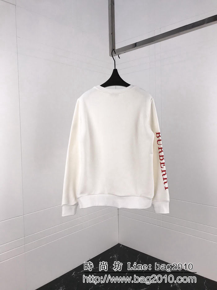 BURBERRY巴寶莉 BT壓膠印花系列 18ss秋冬新款 純棉加絨衛衣 男女同款 ydi1712